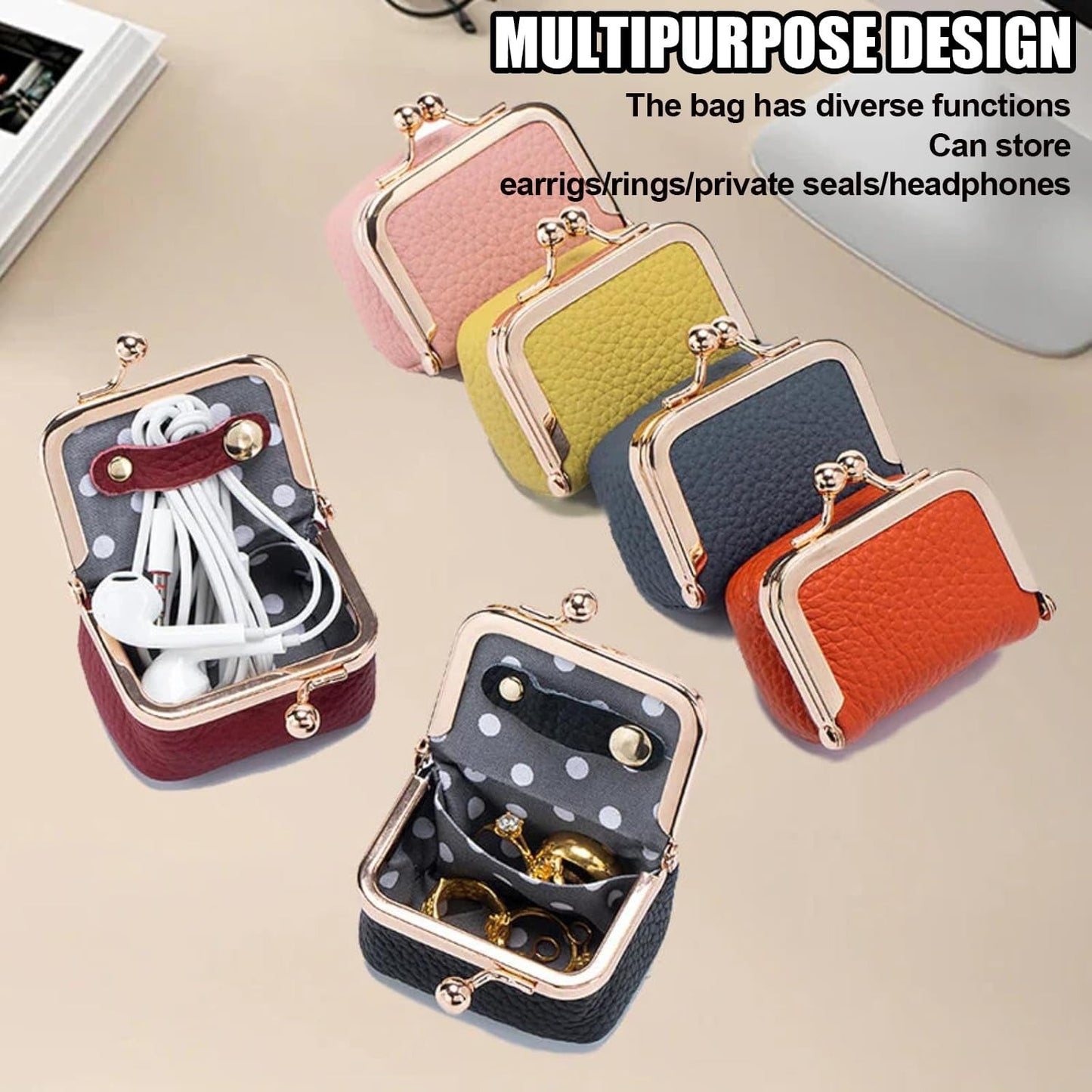 Genuine Leather Mini Jewelry Box