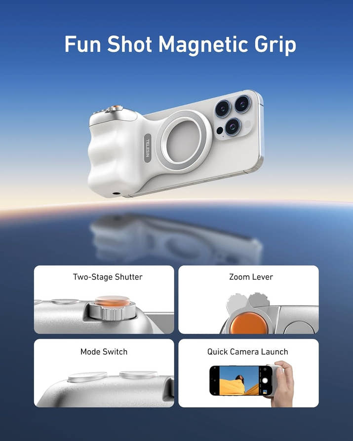 Magnetic Phone Camera Grip