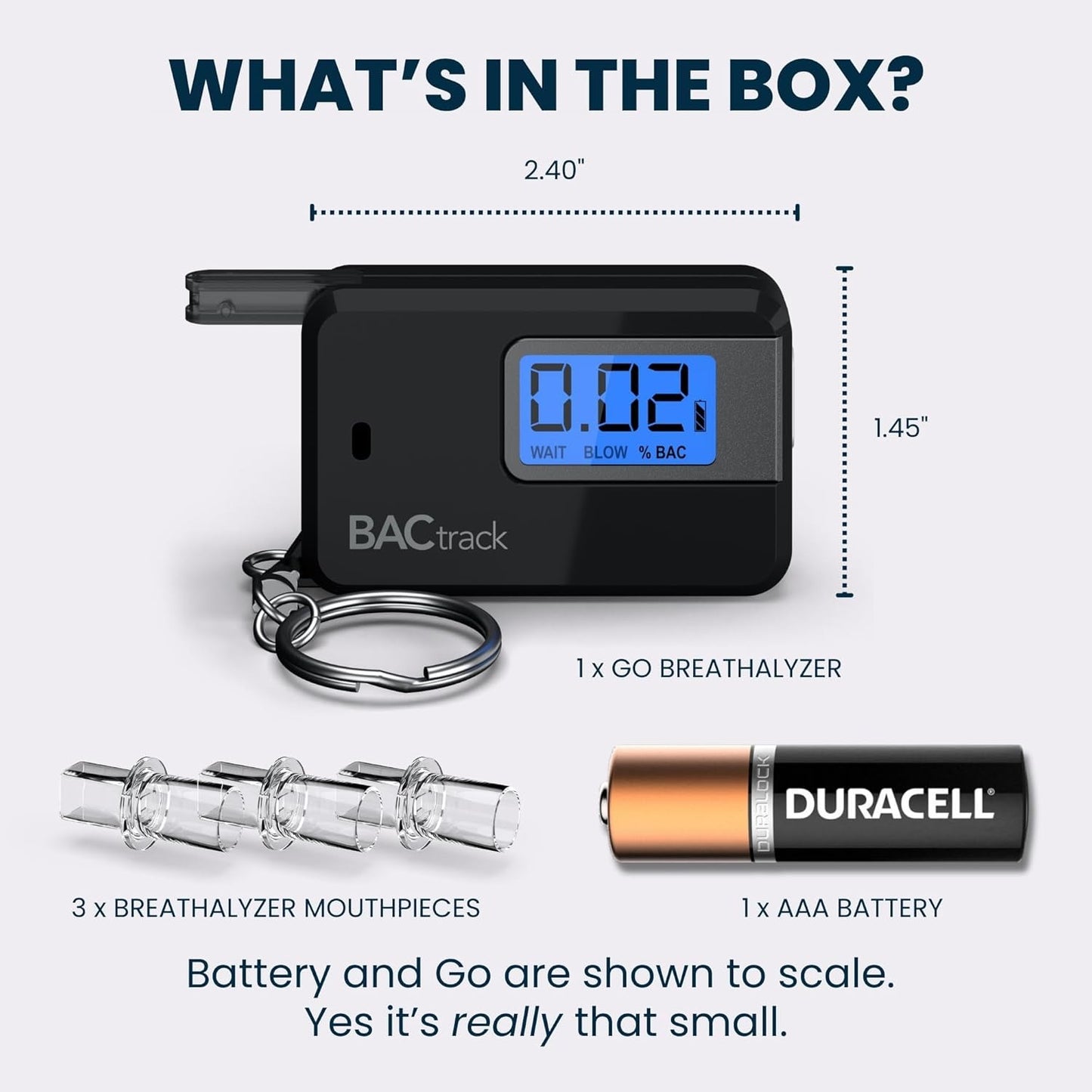 Keychain Breathalyzer